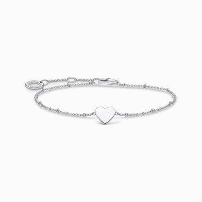 Armbånd hjerte med prikker sølv A1991 - 001 - 21 - Bjerveur.noArmbånd hjerte med prikker sølv A1991 - 001 - 21