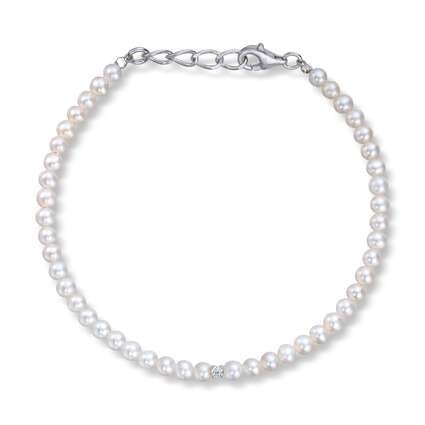 Armbånd i 925S med ferskvannsperler og blank cirkonia Artikkelnr: 3050619 - Bjerveur.noArmbånd i 925S med ferskvannsperler og blank cirkonia Artikkelnr: 3050619