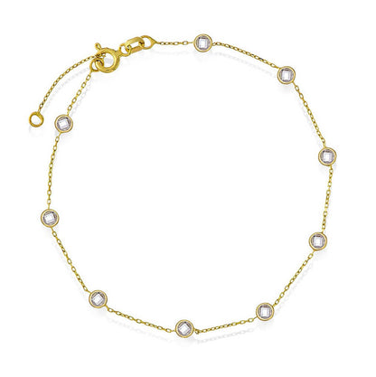 Armbånd i gull med zirkonia 59720 - Bjerveur.noArmbånd i gull med zirkonia 59720