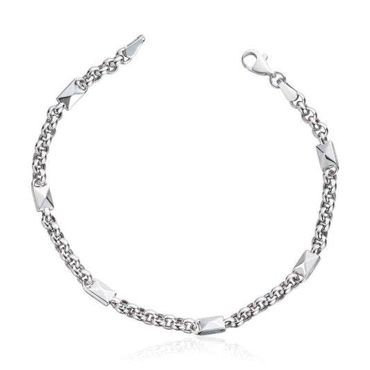 Armbånd i hvitt gull 14K - Bjerveur.no