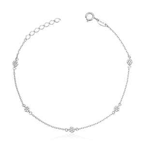 Armbånd i hvitt gull med zirkonia steiner Artikkelnr: 16990 - Bjerveur.noArmbånd i hvitt gull med zirkonia steiner Artikkelnr: 16990