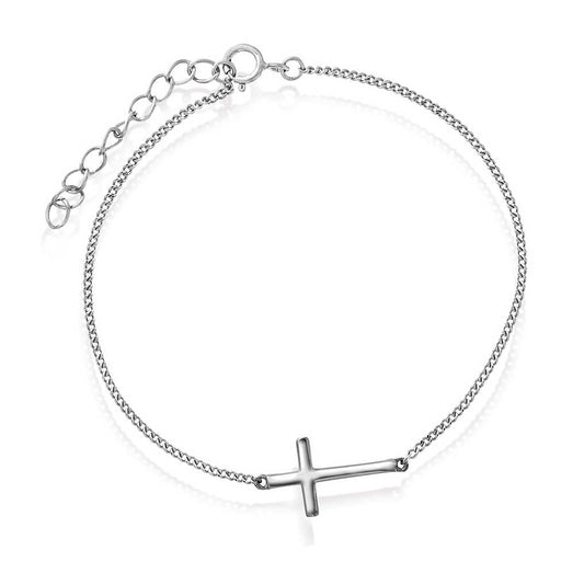 Armbånd i sølv kors 992106 - Bjerveur.noArmbånd i sølv kors 992106