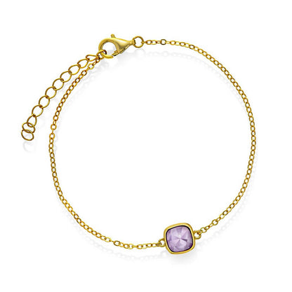 Armbånd i sølv med ametyst RO 48124 - Bjerveur.noArmbånd i sølv med ametyst RO 48124