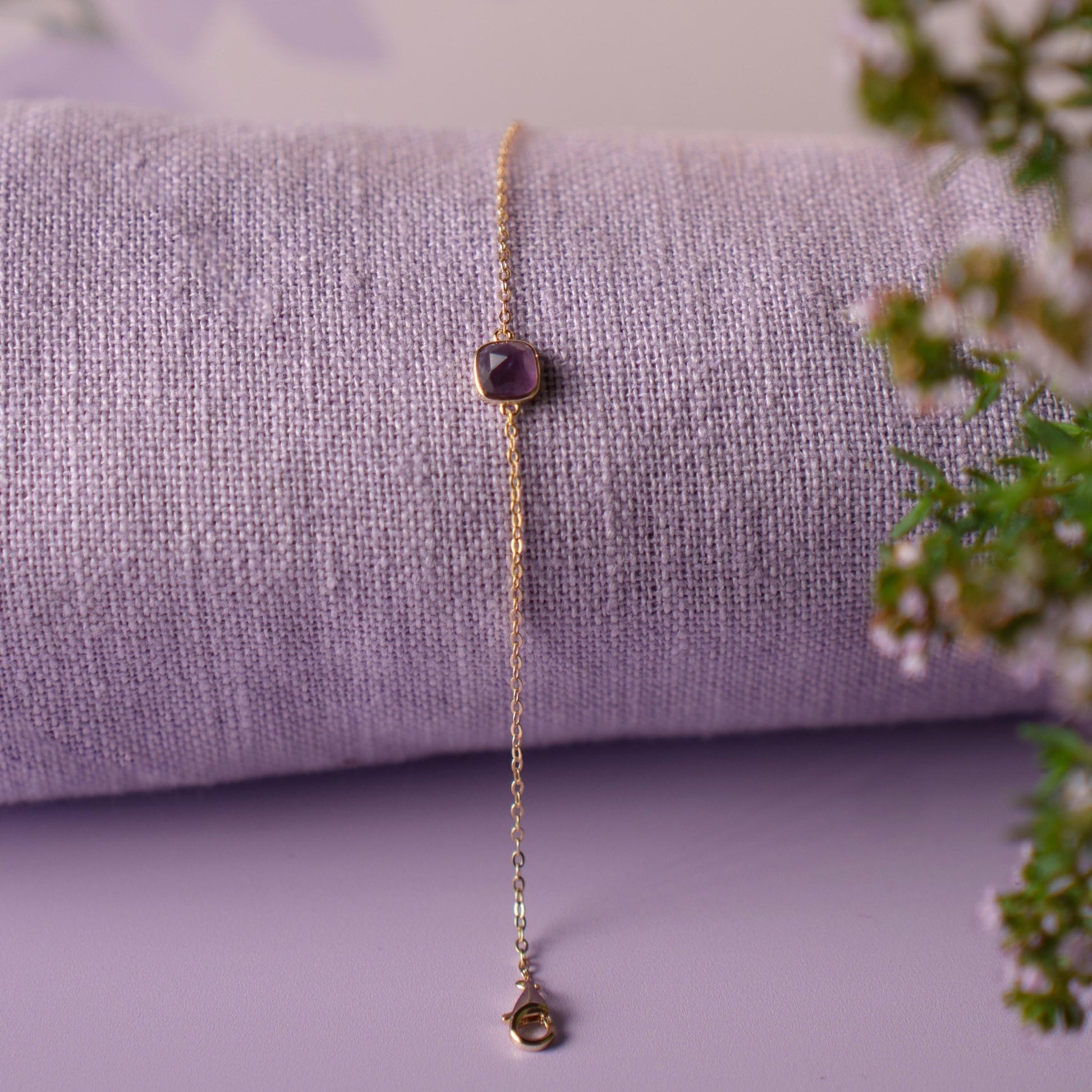 Armbånd i sølv med ametyst RO 48124 - Bjerveur.noArmbånd i sølv med ametyst RO 48124