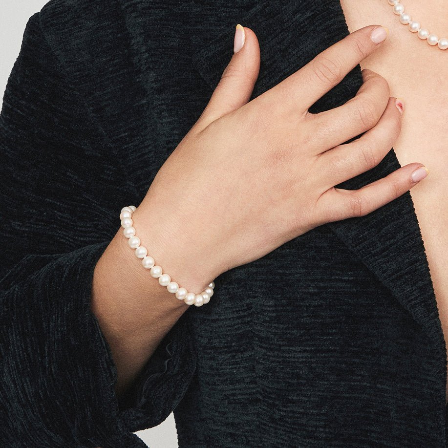 Armbånd i sølv med ferskvannsperler 992349 - Bjerveur.noArmbånd i sølv med ferskvannsperler 992349