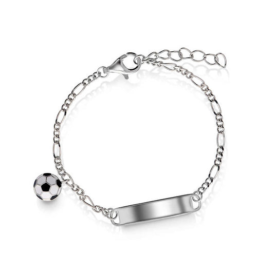 Armbånd i sølv med fotball 21761 - Bjerveur.noArmbånd i sølv med fotball 21761