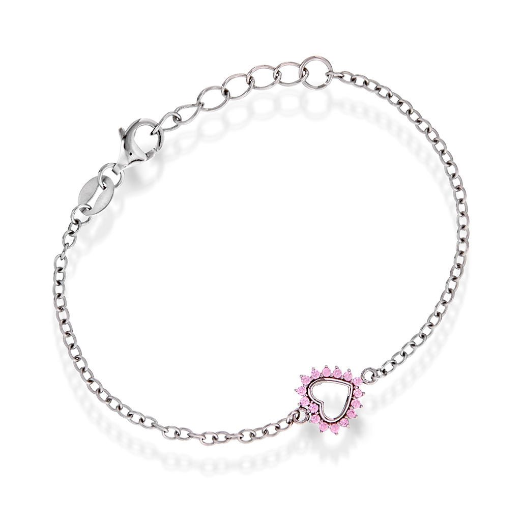 Armbånd i sølv med rosa zirkonia 1,8 mm - Bjerveur.noArmbånd i sølv med rosa zirkonia 1,8 mm