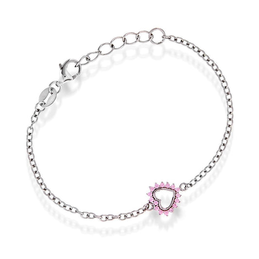 Armbånd i sølv med rosa zirkonia 1,8 mm - Bjerveur.noArmbånd i sølv med rosa zirkonia 1,8 mm