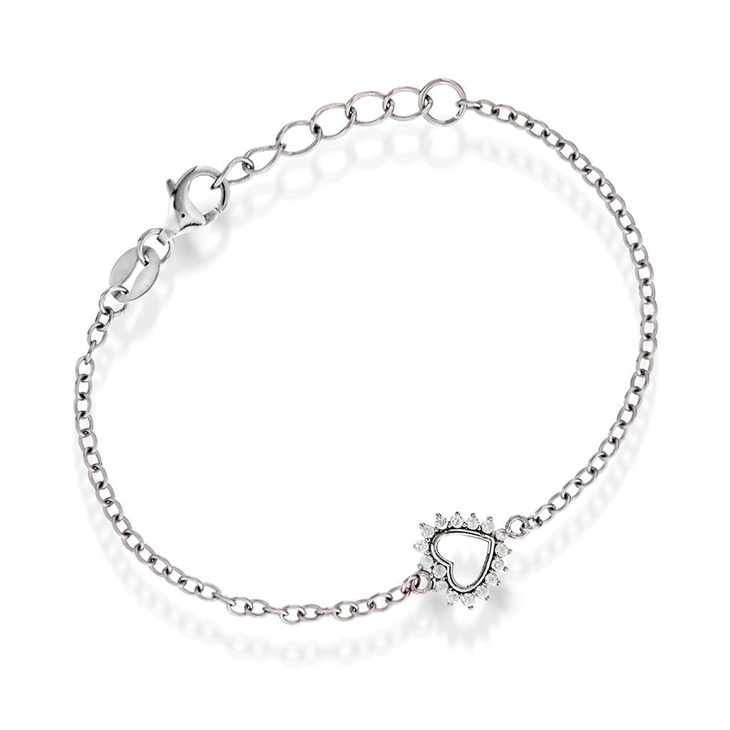 Armbånd i sølv med zirkonia 1,8mm - Bjerveur.noArmbånd i sølv med zirkonia 1,8mm