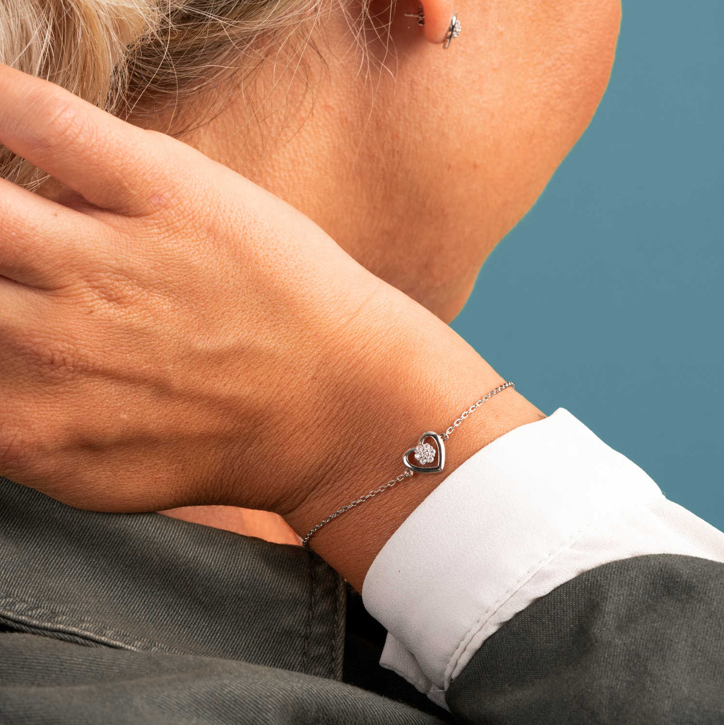 ARMBÅND I SØLV MED ZIRKONIA 991639 - Bjerveur.noARMBÅND I SØLV MED ZIRKONIA 991639
