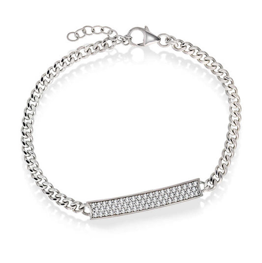 ARMBÅND I SØLV MED ZIRKONIA 991834 - Bjerveur.noARMBÅND I SØLV MED ZIRKONIA 991834