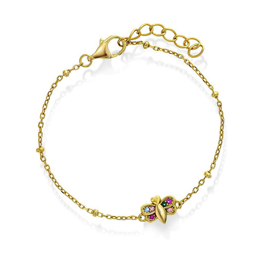 Armbånd i sølv med zirkonia bie - Bjerveur.noArmbånd i sølv med zirkonia bie