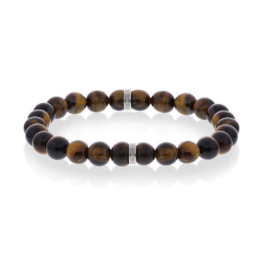 ARMBÅND I STÅL MED TIGERØYE 972560 - Bjerveur.noARMBÅND I STÅL MED TIGERØYE 972560