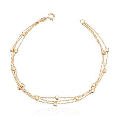 Armbånd kuler 14K Artikkelnr: 17026 - Bjerveur.noArmbånd kuler 14K Artikkelnr: 17026