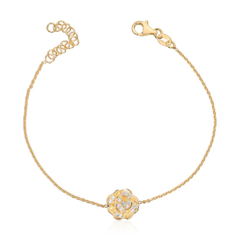 Armbånd "Petal Sparkle" i sølv forgylt Artikkelnr: 3068719 - Bjerveur.noArmbånd "Petal Sparkle" i sølv forgylt Artikkelnr: 3068719