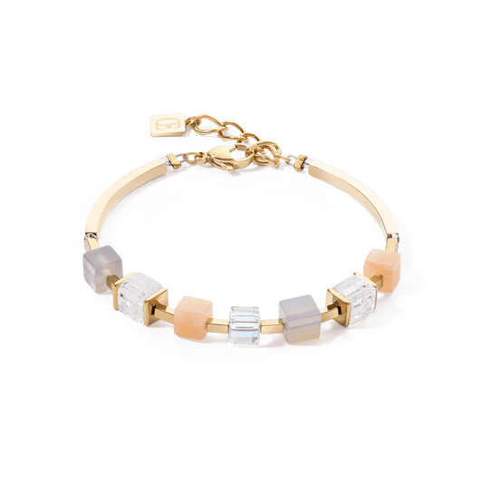 Armbånd Precious Statement Cubes grå - fersken 4425301229 - Bjerveur.noArmbånd Precious Statement Cubes grå - fersken 4425301229