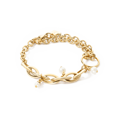 Armbånd Y Navette Ferskvannsperler gull 1119301416 - Bjerveur.noArmbånd Y Navette Ferskvannsperler gull 1119301416