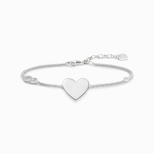 Armbåndhjerte med uendelighet A1486 - 051 - 14 - Bjerveur.noArmbåndhjerte med uendelighet A1486 - 051 - 14