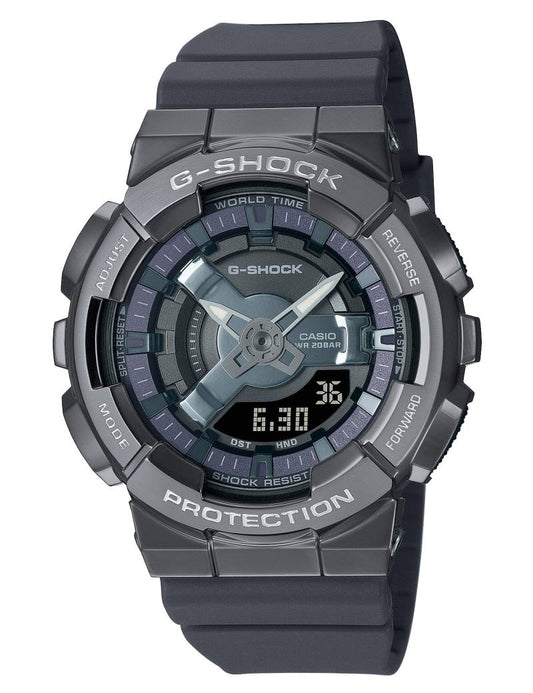 Casio G-Shock GM-S110B-8AER dameklokke i resin - Ana-digi