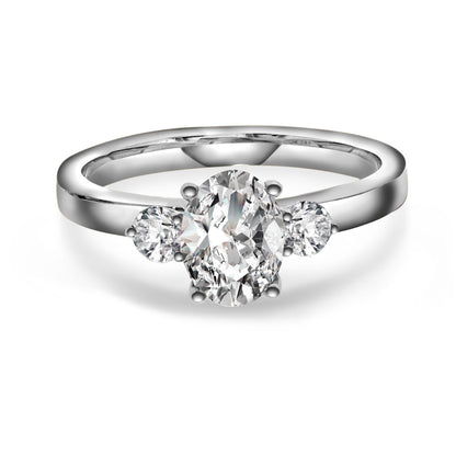 Gems Duchess ring i 14 karat hvitt gull, labdiamant 1,55 ct, bilde 1 av 4