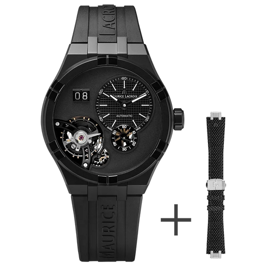 Maurice Lacroix Aikon AI6118-DLB0B-330-2 herreklokke i stål, bilde 1 av 9
