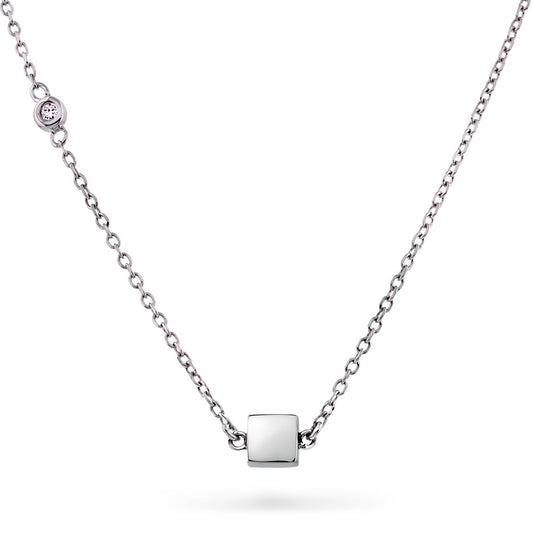 Smykke i 925 sølv med zirkonia 4,5 mm