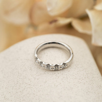 Beta ring i 14 karat hvitt gull med diamant 0,50 ct, bilde 3 av 3