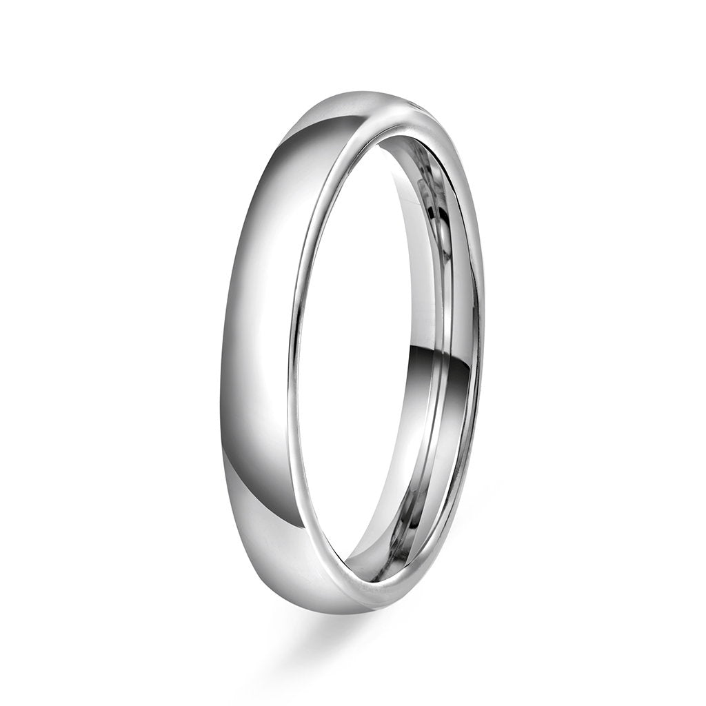 Ring med hvelvet og buet profil, polert, bilde 4 av 12