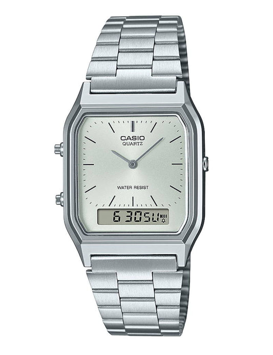 Casio Vintage AQ-230A-7AMQYES dameklokke i stål