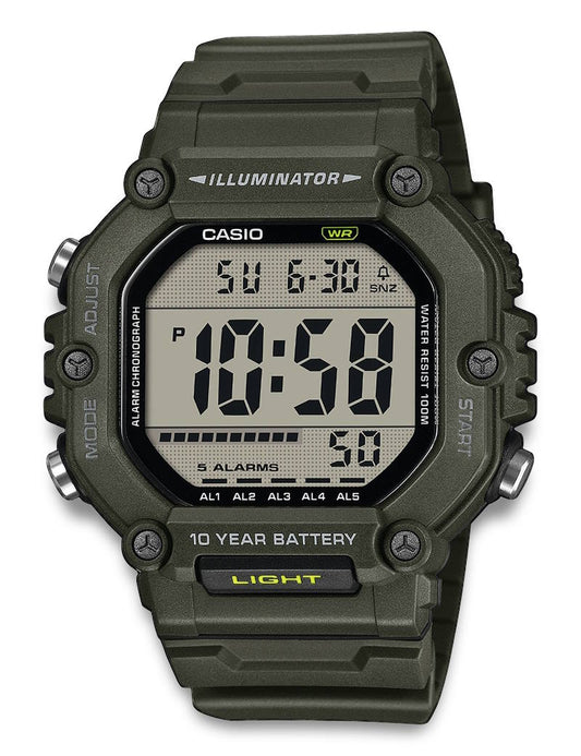 Casio Timeless AE-1600HX-3AVEF herreklokke i resin