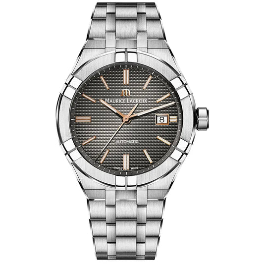 Maurice Lacroix Aikon AI6008-SS002-331-1 herreklokke i stål