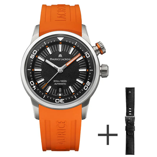 Maurice Lacroix Pontos PT6248-SS00L-330-J herreklokke i stål, bilde 1 av 15