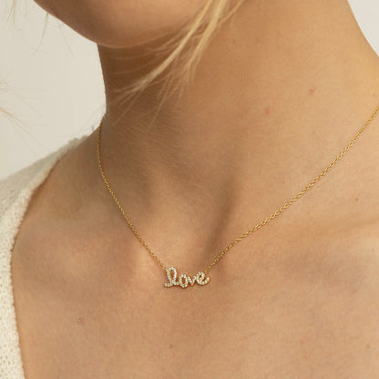 Serenity smykke i forgylt sølv med zirkonia, Bright love, bilde 2 av 4