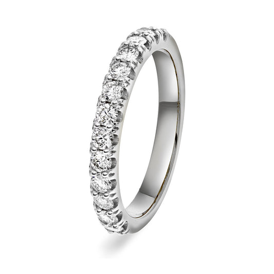 Ring i hvitt gull med diamant 0,50 ct, bredde 2,7 mm, bilde 1 av 4