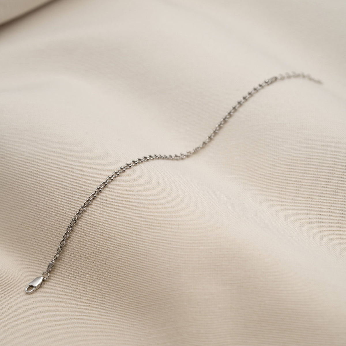 Armbånd i rhodinert sølv 2,8 mm, 16 cm, bilde 2 av 4