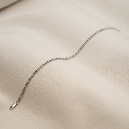 Armbånd i rhodinert sølv 2,8 mm, 16 cm, bilde 2 av 4