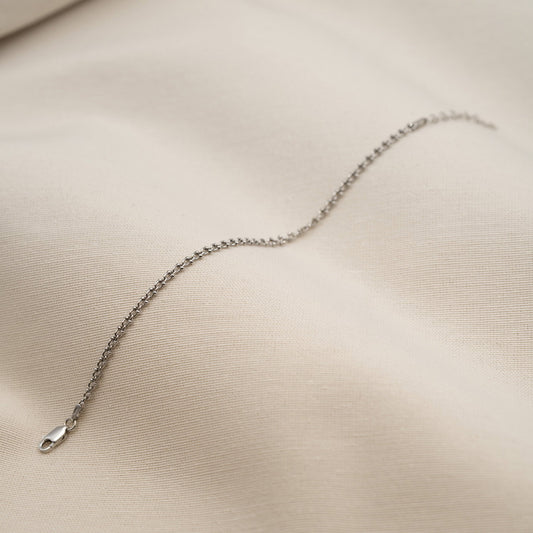 Armbånd i rhodinert sølv 2,8 mm, 16 cm, bilde 2 av 4