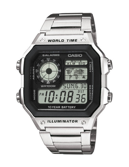 Casio Timeless AE-1200WHD-1AVEF herreklokke i resin