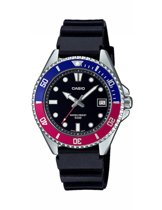 Casio Timeless MDV-10-1A2VEF herreklokke i stål