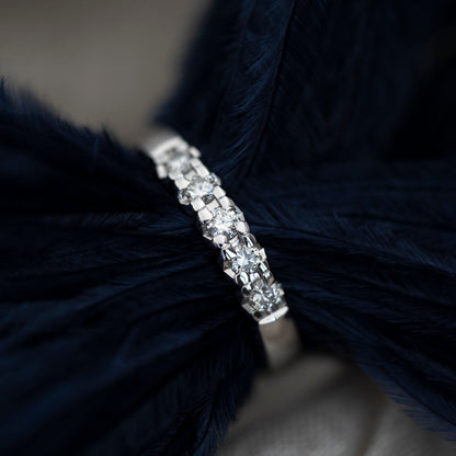Beta ring i 14 karat hvitt gull med diamant 0,25 ct, bilde 4 av 4