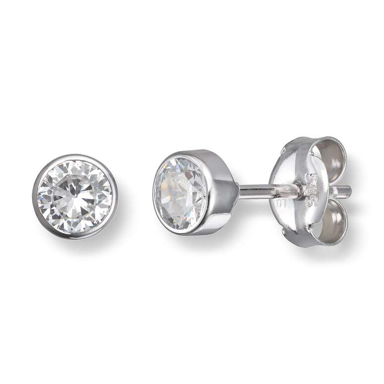 Basic ørepynt Cz 4,3mm 585 HV Artikkelnr: 47698 - Bjerveur.noBasic ørepynt Cz 4,3mm 585 HV Artikkelnr: 47698