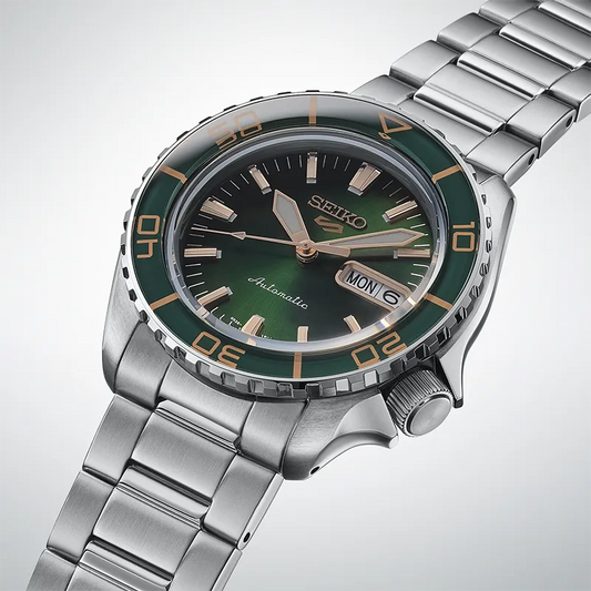 Seiko 5 Sports HDB005K1 herreklokke i stål, bilde 2 av 8