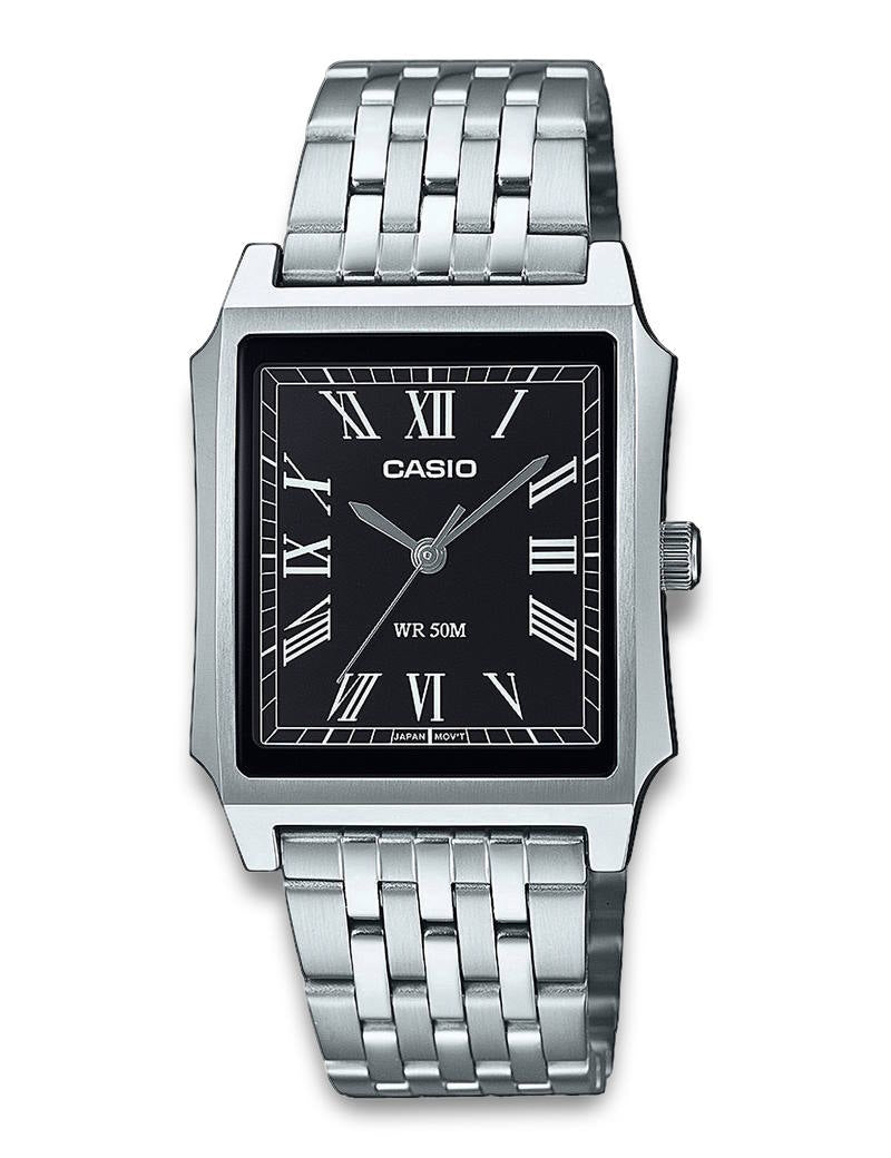Casio Timeless MTP-B190D-1BVEF herreklokke i stål