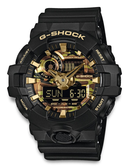 Casio G-Shock GA-700CF-1AER herreklokke i resin - Ana-digi, bilde 1 av 2