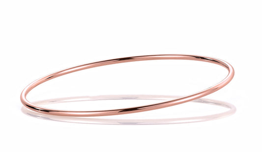 Classic armring i 585 gult gull, rund profil, 2 mm, str. 73