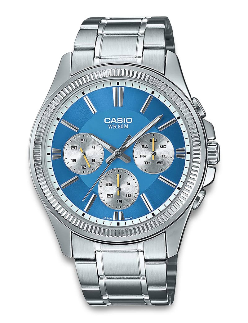 Casio Timeless MTP-1375PD-2A2VEF herreklokke i stål