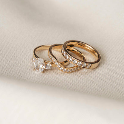 Radiant ring i gull med lab-grown diamant 0,54 ct, bilde 10