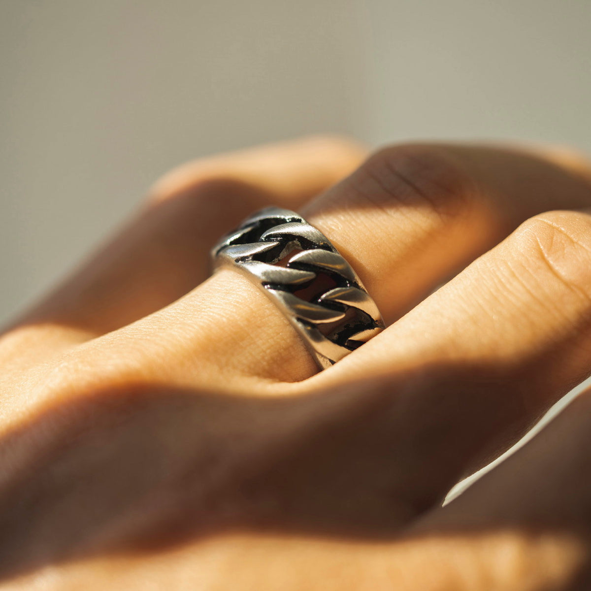 Ring i stål, bredde 10 mm, bilde 2 av 4