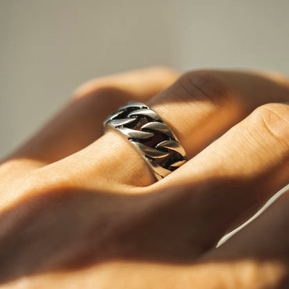 Ring i stål, bredde 10 mm, bilde 2 av 4