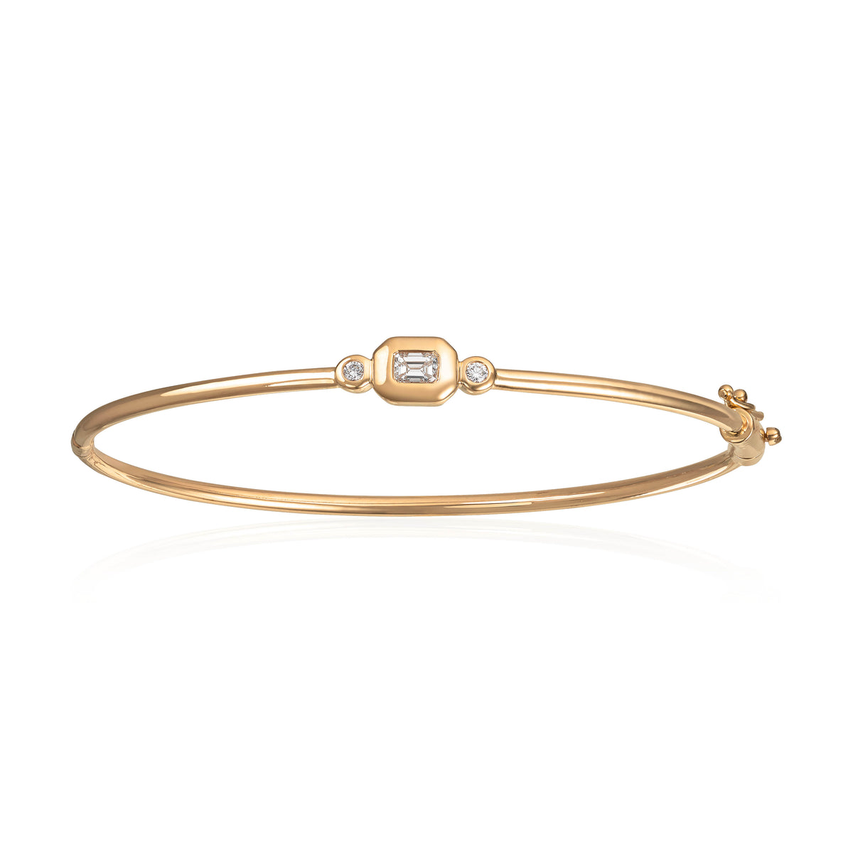 Carmen armring i 585 gult gull med diamanter, 0,26 ct